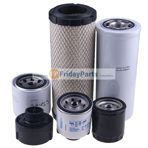 500 Hour Filter Kit for E32 and E35 Excavators, 7324348